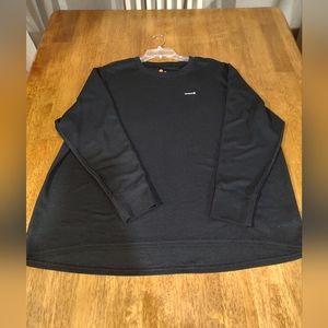 Carhartt 3XL men's logo long sleeve polyester shirt black